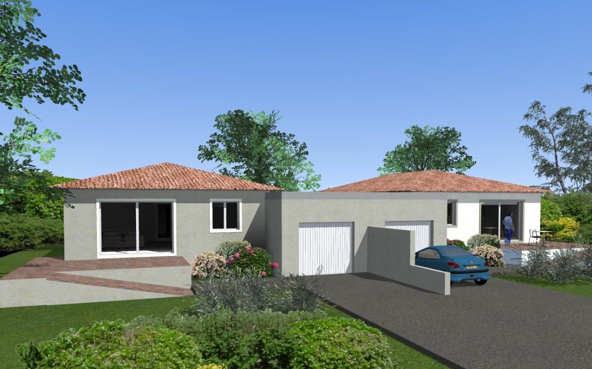 Jumelées 2x90m²